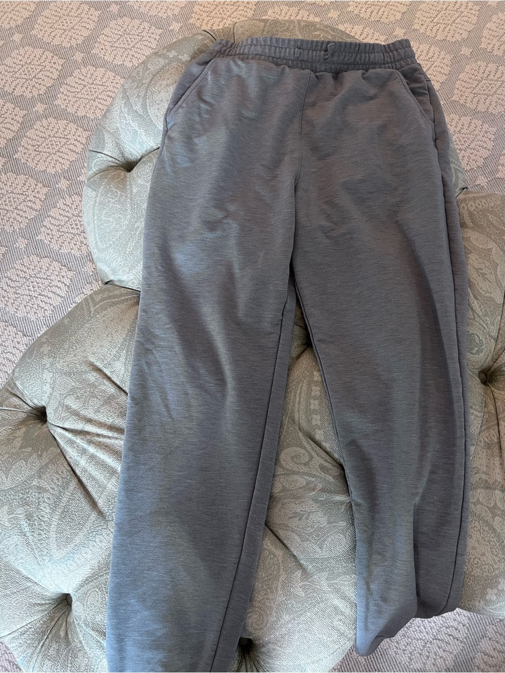 Nike yoga Gray Elastic-Waist Casual Pants